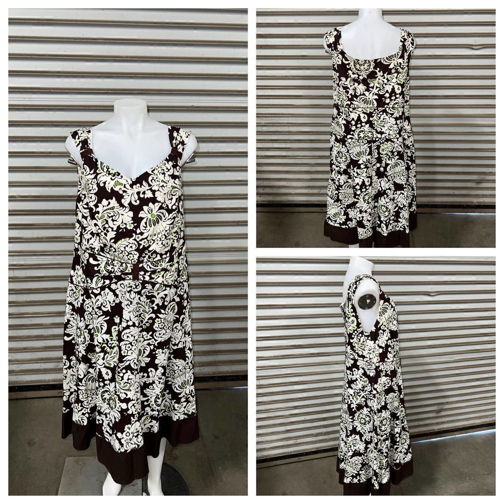 Enfocus Woman summer career beach cotton spandex blend dress